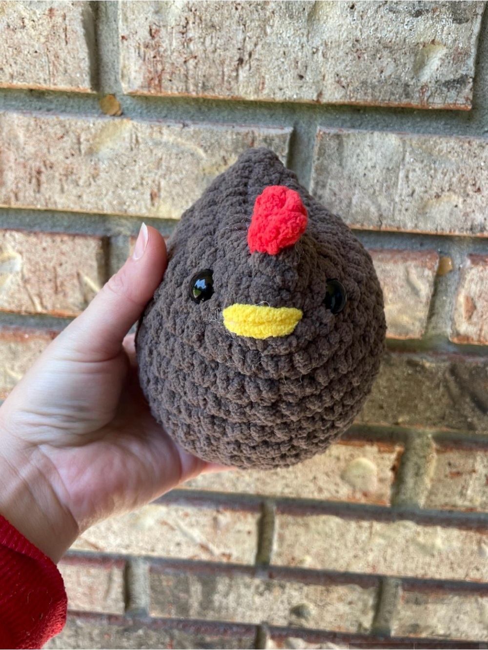 Crochet Brown Chicken
